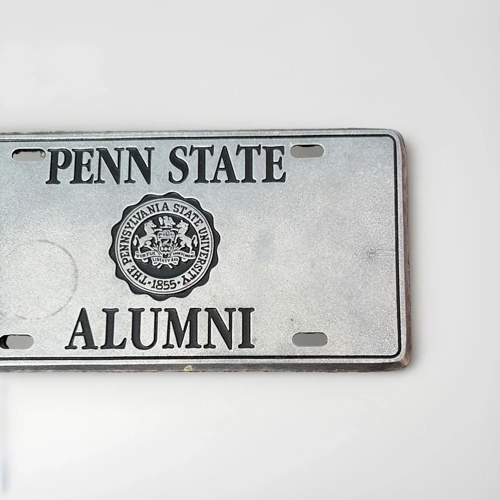 Vintage Penn State Alumni PSU License Plate 1/4